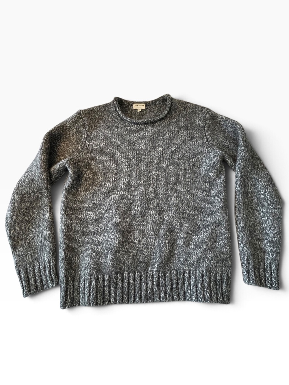 Club Monaco Gray Italian Yarn Alpaca Wool Blend Sweater